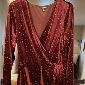 Womens velvet dress!